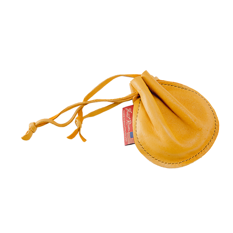 Small pouch made from genuine buckskin. 