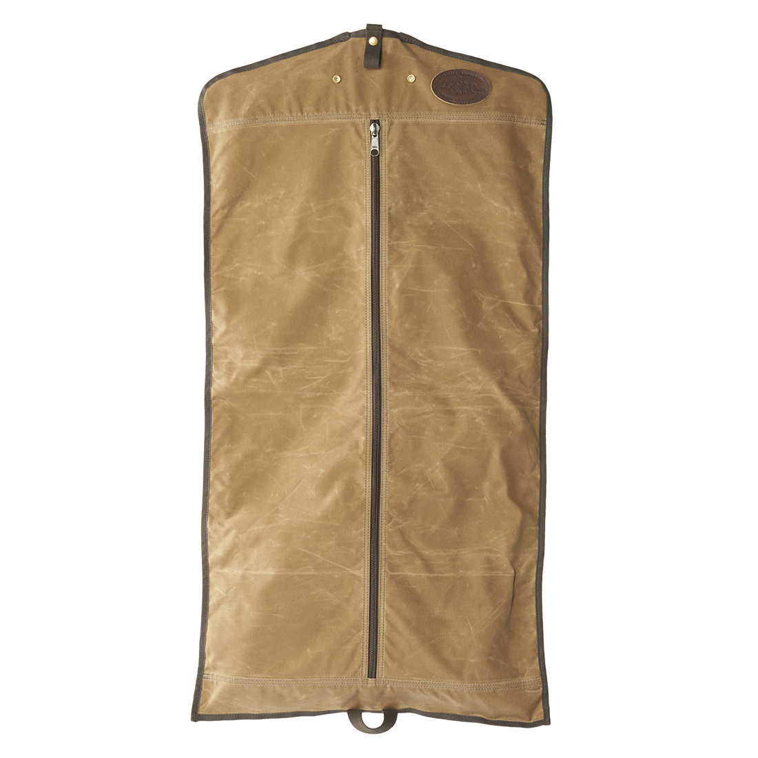 Waxed canvas garment cover crafted in Duluth, Minnesota. 