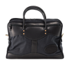 The Single Briefcase is also available in our signature Heritage Black still with all the premium leather, high quality brass, and top-end waxed canvas.