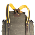Summit Expedition shown from the rear with buckskin straps. 