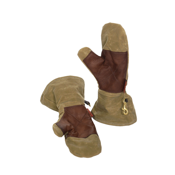 The Great Northern Choppers in tan suede and dark brown leather. 
