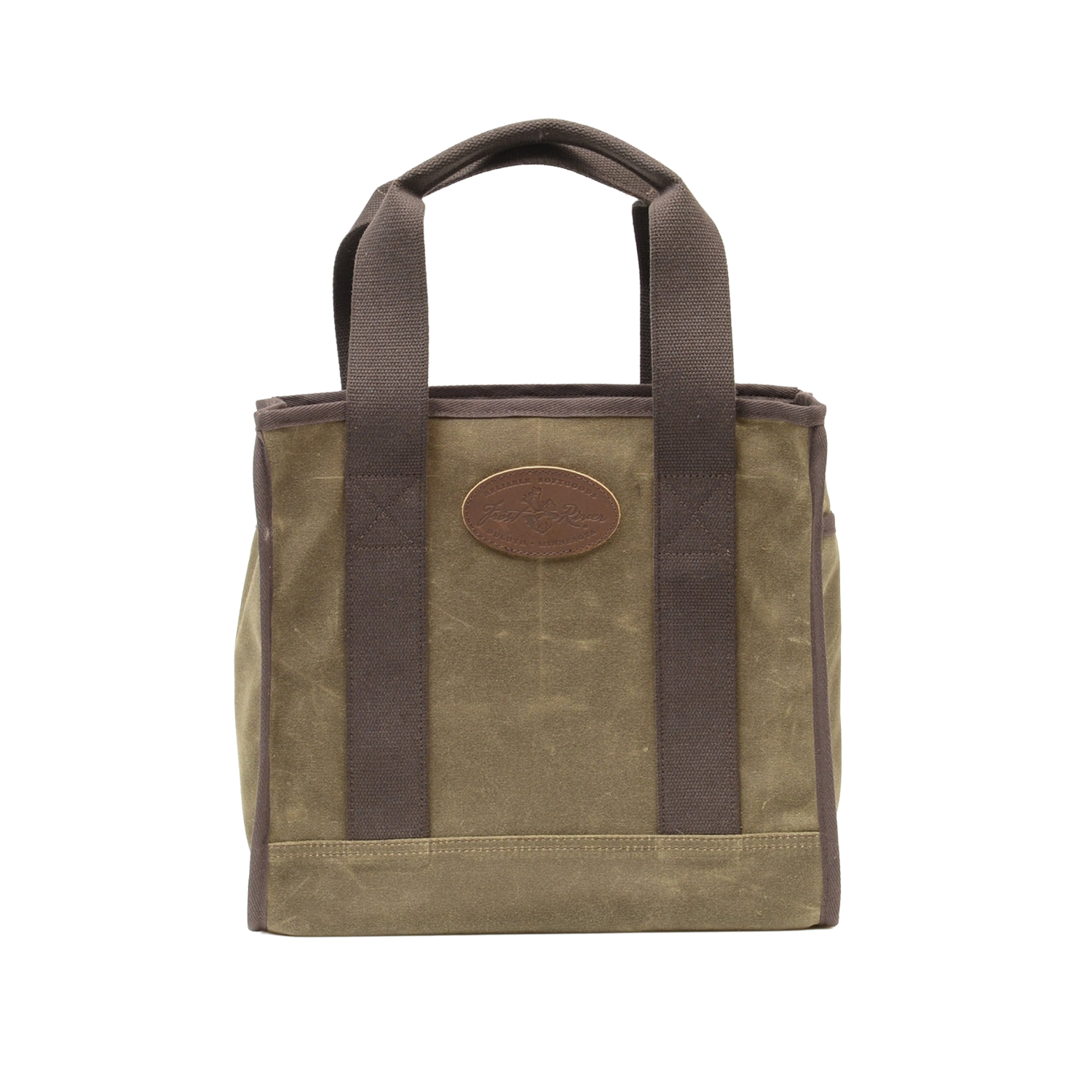 Strong webbed cotton handles that are sewn all the way to the bottom of the bag for additional strength when carrying heavy loads.