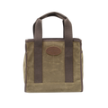 Strong webbed cotton handles that are sewn all the way to the bottom of the bag for additional strength when carrying heavy loads.