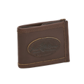 The outside shell of the Leather Bi-fold Wallet is crafted out our high grade premium leather. Perfect for withstanding any situation. Materials sourced within the USA, handcrafted in Duluth MN, and made by Frost River Trading Co.
