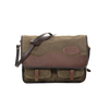 The larger sibling of the Little Manitou Shoulder Bag, still handcrafted out of high-end waxed canvas, premium leather, strong webbed cotton, and solid brass.
