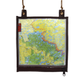 A case designed to protect your map during a canoe trip. 