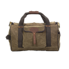 A durable waxed canvas and leather duffel bag that's made in America. 